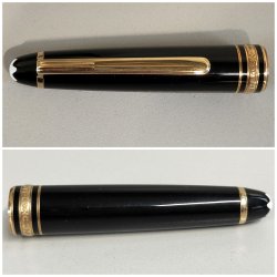 MONTBLANC Meisterstuck PENNA STILOGRAFICA 144 NIB Oro 14k FOUNTAIN PEN box