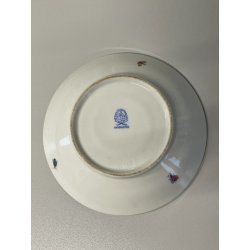 ANTICA COPPIA TAZZE caffè tè PORCELLANA HEREND ANNI 60 DECORO ROTHSCHILD 4985