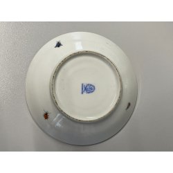 ANTICA COPPIA TAZZE caffè tè PORCELLANA HEREND ANNI 60 DECORO ROTHSCHILD 4985