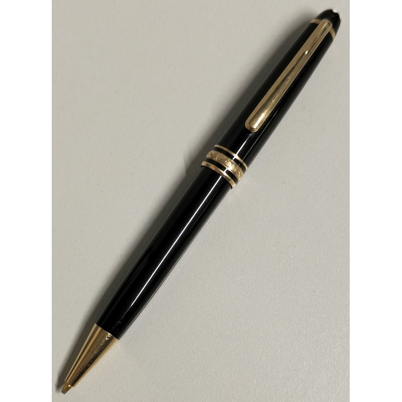 Montblanc Meisterstuck CLASSIC Nero Oro PENNA MATITA OLD MECHANICAL PENCIL ø 0,7