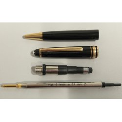 Montblanc Meisterstuck CLASSIC Nero Oro PENNA MATITA OLD MECHANICAL PENCIL ø 0,7