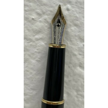 PARURE 2 PENNA STILOGRAFICA MONTBLANC 14k GERMANY MEISTERSTUCK 146 VINTAGE NERE