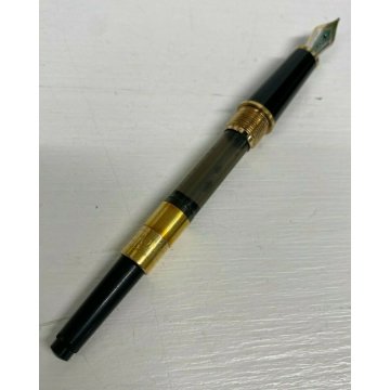 PARURE 2 PENNA STILOGRAFICA MONTBLANC 14k GERMANY MEISTERSTUCK 146 VINTAGE NERE