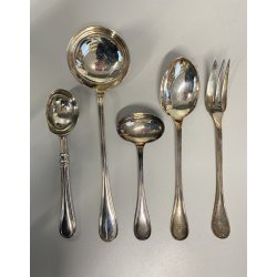 SERVIZIO POSATE 12 pers  Christofle Albi METALLO ARGENTATO LUXURY CURTLERY '70