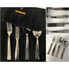 SET POSATE 4 Pz. Sambonet ACCIAIO INOX  DESIGN Gio Ponti PERSONALIZZATE Silvia