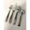 SET POSATE 4 Pz. Sambonet ACCIAIO INOX  DESIGN Gio Ponti PERSONALIZZATE Silvia