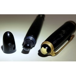 RARA Montblanc 244G PENNA STILOGRAFICA anni 50 OLD FOUNTAIN PEN nib Oro 14k