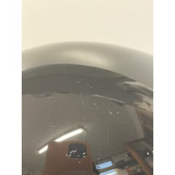 ELEGANTE VASO VETRO MURANO SOMMERSO ROSSO NERO NASON MORETTI ATTR ANNI 70 ITALY