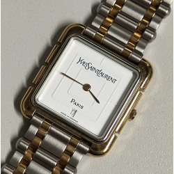 OROLOGIO POLSO Yves Saint Laurent YSL COLLECTION quartz WRIST WATCH DATA box MEN