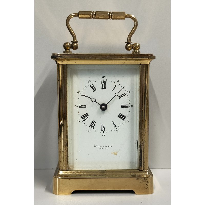 ANTICO OROLOGIO OFFICIER Taylor & Bligh PENDULETTE TAVOLO Travel Clock ENGLAND