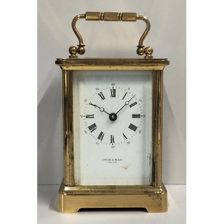 ANTICO OROLOGIO OFFICIER Taylor & Bligh PENDULETTE TAVOLO Travel Clock ENGLAND