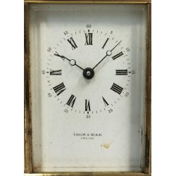ANTICO OROLOGIO OFFICIER Taylor & Bligh PENDULETTE TAVOLO Travel Clock ENGLAND