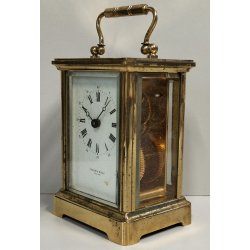 ANTICO OROLOGIO OFFICIER Taylor & Bligh PENDULETTE TAVOLO Travel Clock ENGLAND
