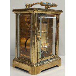 ANTICO OROLOGIO OFFICIER Taylor & Bligh PENDULETTE TAVOLO Travel Clock ENGLAND