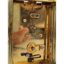 ANTICO OROLOGIO OFFICIER Taylor & Bligh PENDULETTE TAVOLO Travel Clock ENGLAND