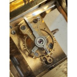 ANTICO OROLOGIO OFFICIER Taylor & Bligh PENDULETTE TAVOLO Travel Clock ENGLAND