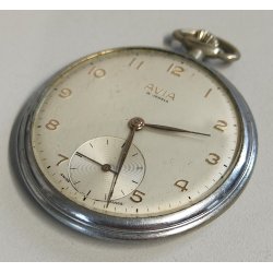 ANTICO OROLOGIO TASCA Avia SHR 4152 epoca 900 Old Pocket Watch MONTRE de POCHE