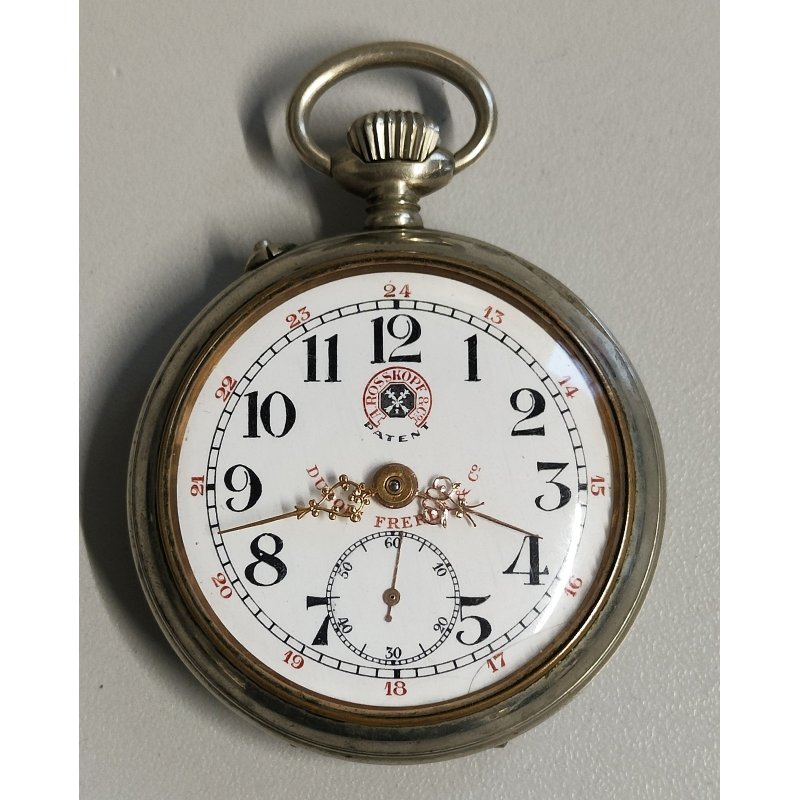 ANTICO OROLOGIO TASCA A. Rosskopf '900 Dubois Freres TASCHINO Old Pocket Watch
