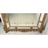 ANTICA GRANDE CAMINIERA LUIGI XVI SPECCHIERA 1900 SPECCHIO LEGNO INTAGLIATO ORO