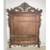 ANTICA GRANDE CAMINIERA LUIGI XVI SPECCHIERA 1900 SPECCHIO LEGNO INTAGLIATO ORO