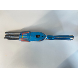 GIOCO LATTA VINTAGE FUCILE SPAZIALE TRIPLE GUN H3 Machine Gun Horikawa JAPAN