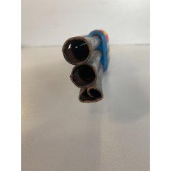 GIOCO LATTA VINTAGE FUCILE SPAZIALE TRIPLE GUN H3 Machine Gun Horikawa JAPAN