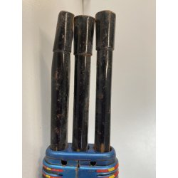 GIOCO LATTA VINTAGE FUCILE SPAZIALE TRIPLE GUN H3 Machine Gun Horikawa JAPAN