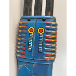 GIOCO LATTA VINTAGE FUCILE SPAZIALE TRIPLE GUN H3 Machine Gun Horikawa JAPAN