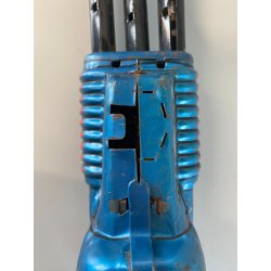 GIOCO LATTA VINTAGE FUCILE SPAZIALE TRIPLE GUN H3 Machine Gun Horikawa JAPAN