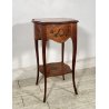 ANTICO COMODINO INGLESE LEGNO 1950 INTARSIATO CAMERA SALOTTO ARMADIO ETAGERE OLD