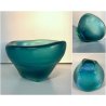 CIOTOLA CORROSO VETRO Murano DESIGN Carlo Scarpa PER Venini GLASS BOWL IRIDATO