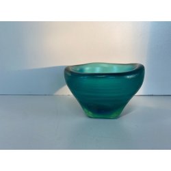 CIOTOLA CORROSO VETRO Murano DESIGN Carlo Scarpa PER Venini GLASS BOWL IRIDATO