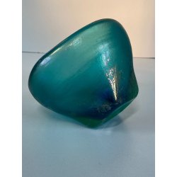 CIOTOLA CORROSO VETRO Murano DESIGN Carlo Scarpa PER Venini GLASS BOWL IRIDATO