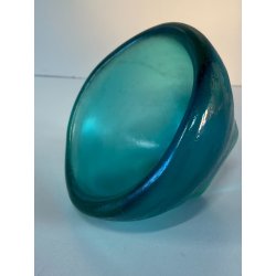 CIOTOLA CORROSO VETRO Murano DESIGN Carlo Scarpa PER Venini GLASS BOWL IRIDATO