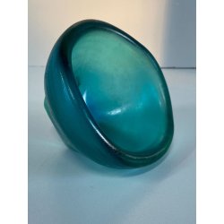 CIOTOLA CORROSO VETRO Murano DESIGN Carlo Scarpa PER Venini GLASS BOWL IRIDATO