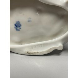 COPPIA STATUINE PORCELLANA AELTESTE VOLKSTEDT SALIERA PEPIERA FIGURE DECORO ORO