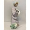 FIGURINA BAMBINO OCA PORCELLANA Lladrò GIRL WITH GOOSE Mod. 6101 PORCELAIN '900