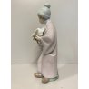 FIGURINA BAMBINO OCA PORCELLANA Lladrò GIRL WITH GOOSE Mod. 6101 PORCELAIN '900
