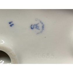 FIGURINA BAMBINA OCHE PORCELLANA GIRL WITH FLOWERS GOOSES Mod. 10685 VINTAGE '70