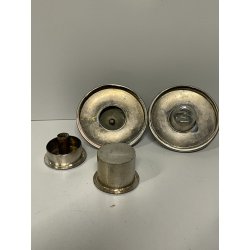 ANTICO CALAMAIO PORTA PEN TERRACOTTA POLICROMA Desvres Fourmaintraux FRANCE '900