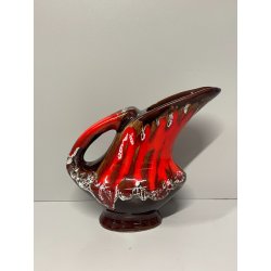 stupenda CARAFFA BROCCA CERAMICA SMALTATA firmato VALLARIUS centrotavola