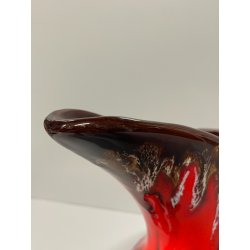 stupenda CARAFFA BROCCA CERAMICA SMALTATA firmato VALLARIUS centrotavola