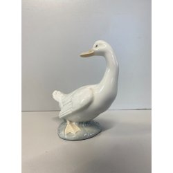 FIGURINA OCA PORCELLANA NAO by Lladrò GOOSE VINTAGE PORCELAIN 12 cm /h 1978