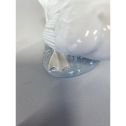 FIGURINA OCA PORCELLANA NAO by Lladrò GOOSE VINTAGE PORCELAIN 12 cm /h 1978