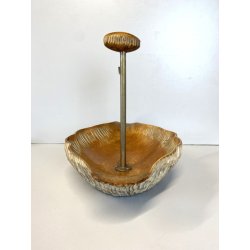 PORTA NOCI VASSOIO CENTROTAVOLA FRUTTA SECCA DESIGN Aldo Tura Macabo VINTAGE '50