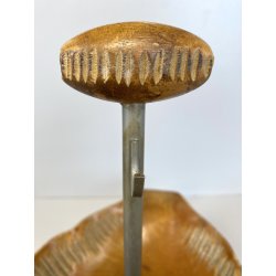 PORTA NOCI VASSOIO CENTROTAVOLA FRUTTA SECCA DESIGN Aldo Tura Macabo VINTAGE '50