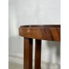 ANTICO TAVOLINO ROTONDO DECO LEGNO RADICA epoca 1930 TAVOLO FUMO SALOTTO VINTAGE