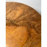 ANTICO TAVOLINO ROTONDO DECO LEGNO RADICA epoca 1930 TAVOLO FUMO SALOTTO VINTAGE