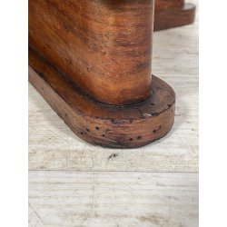 ANTICO TAVOLINO ROTONDO DECO LEGNO RADICA epoca 1930 TAVOLO FUMO SALOTTO VINTAGE