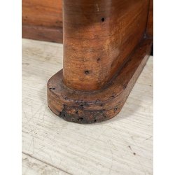 ANTICO TAVOLINO ROTONDO DECO LEGNO RADICA epoca 1930 TAVOLO FUMO SALOTTO VINTAGE